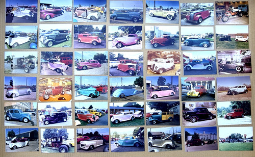 Vintage Hot Rod Car Show Pictures Photographs Lot Of 42 Street Rod Cars
