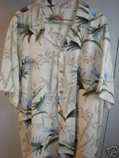 Paradise Found  Large  Bird of Paradise on White/Mint