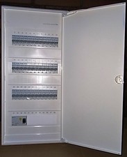 Hager AP Verteiler VA48CN leer/ bestückt Eaton Sicherungskasten 4-reihig