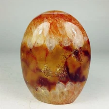 3.42" CARNELIAN Polished Standup Display Freeform Reiki Statue A1439