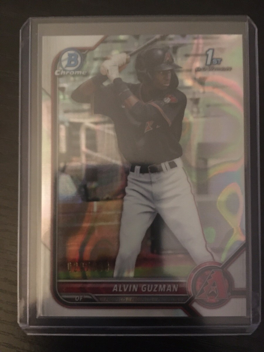 Alvin Guzman 2022 Bowman Chrome 1st Bowman #'d/399 BCP-18