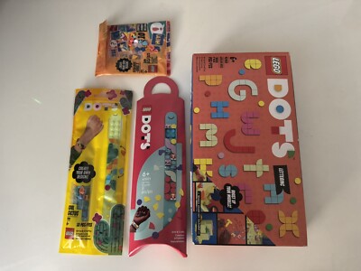 LEGO DOTS Lots of DOTS 41950 My Pets Bracelet 41801 Cool Cactus 41922 Extra Dots