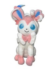 Pok mon plush Aprox 9.5  inch Sylveon Jazzwares Eevee Evolution