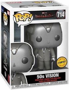 Funko Pop Marvel Wanda Vision Visao Anos 50 Black White Chase Ebay