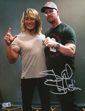 Stone Cold Steve Austin Signed 11x14 Photo BAS COA WWE Picture Hiroshi Tanahashi