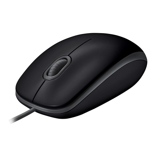 Logitech B110 Maus schwarz, USB, OEM