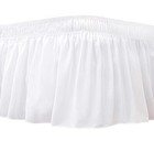 Biscaynebay Wrap Around Bed Skirts for Twin & Twin Xl Beds with Long Drop of 18"