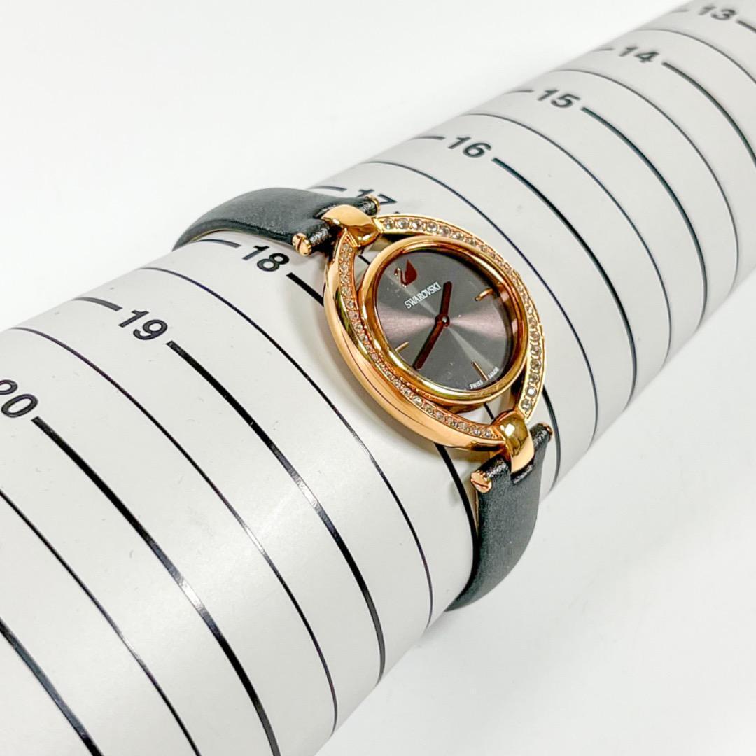 Swarovski Watch 5376842 Ss Gray Leather Qz | eBay Swarovski Watch 5376842 Ss Gray Leather Qz | eBay