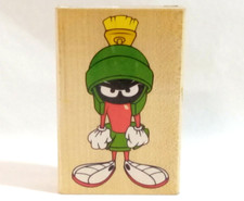 Big Marvin the Martian Rubber Stampede Stamp 2-3/4" x 4-1/8" Looney Tunes 1997