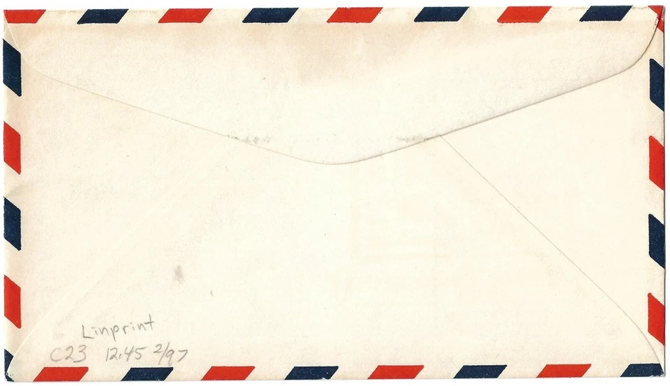 FDC US #C23 St. Petersburg FL to Marion Ohio 1938. National Air Mail Week - Image 2 of 2