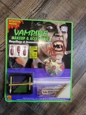 Vampire Makeup and Accessories Teeth Blood Necklace Halloween Costume Kit