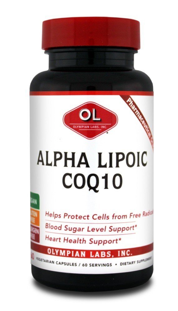 Olympian Labs Альфа-липоевый CoQ10 200 мг 60 капсул 5990₽