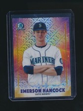EMERSON HANCOCK 2021 BOWMAN CHROME DAWN OF GLORY GOLD REFRACTOR PARALLEL 45/50
