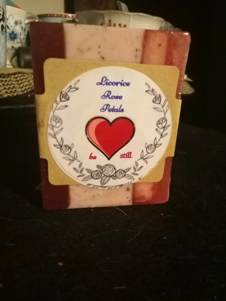 black raspberry melt and pour hand soap hand with ground Anise and chai - Image 2 of 3