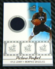 2005-06 TOPPS BIG GAME KYLE LOWRY PICTURE PERFECT ROOKIE JSY #D 16/99