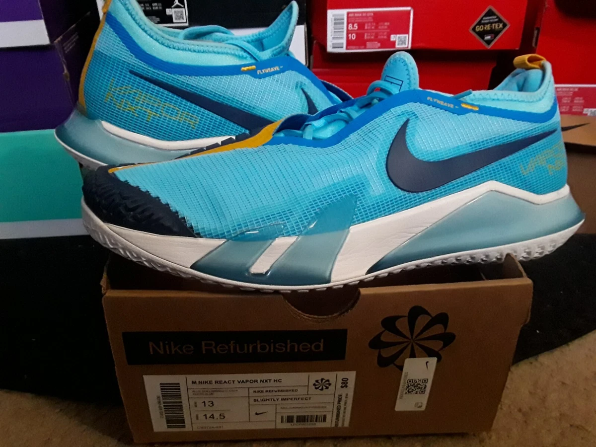 Nike Court React‎ Vapor NXT HC Blue Chill Navy Tennis CV0724-401 Men Sz 6 US EUC Buy Nike NikeCourt React Vapor NXT  main image 2