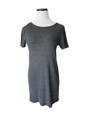Brandy Melville Womens Emily Ribbed T-Shirt Dress Size S Gray One Size  School | eBay