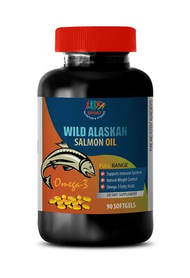 fish oil omega 3 - ALASKAN SALMON OIL 2000MG - astaxanthin antioxidants 1B