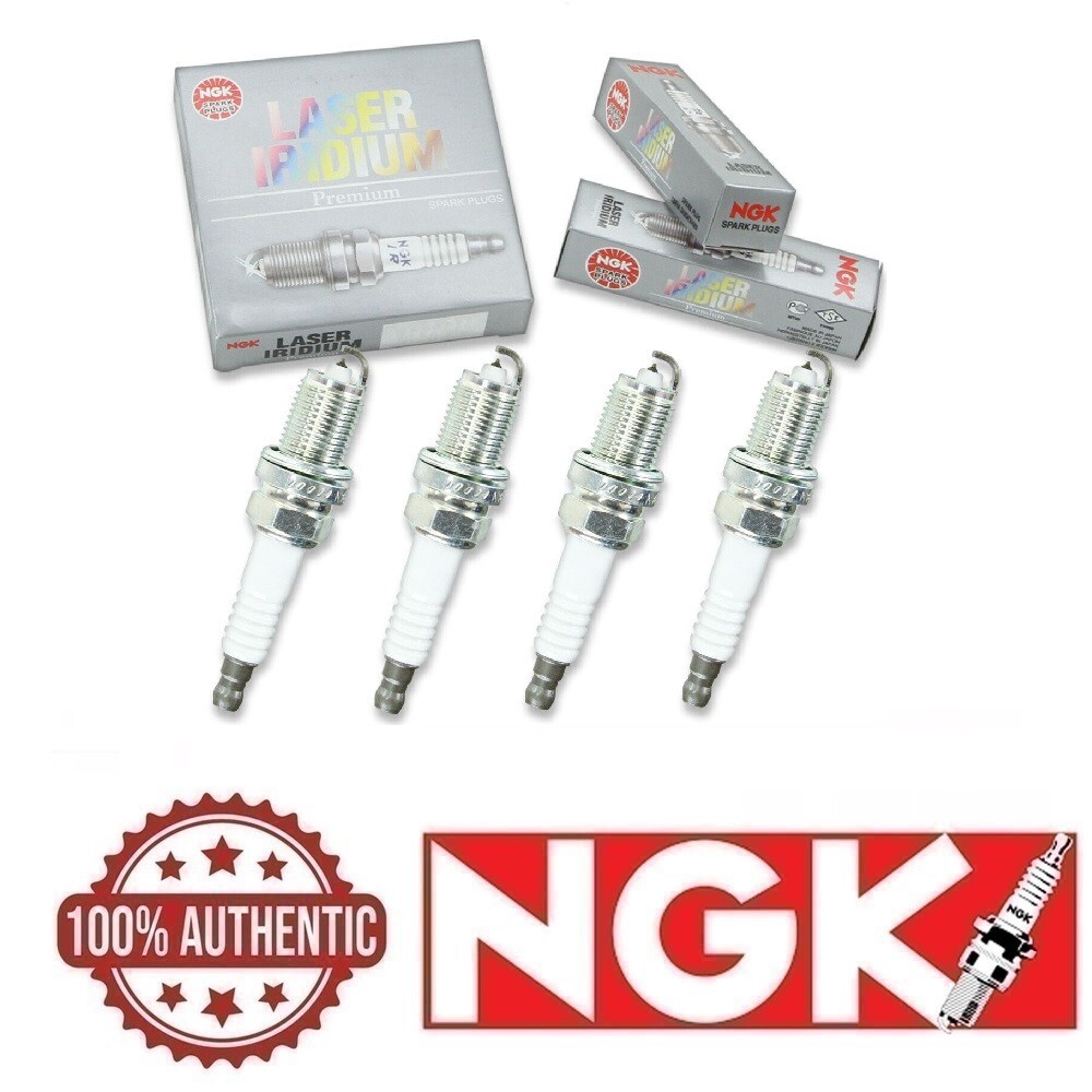 Set of 4 NGK 4589 Laser Iridium Resistor Performance Power Spark Plugs IFR6T11