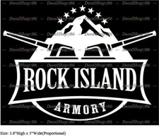 Rock Island Armory - Hunting/Outdoor Sports - Vinyl Die-Cut Peel N' Stick Decals