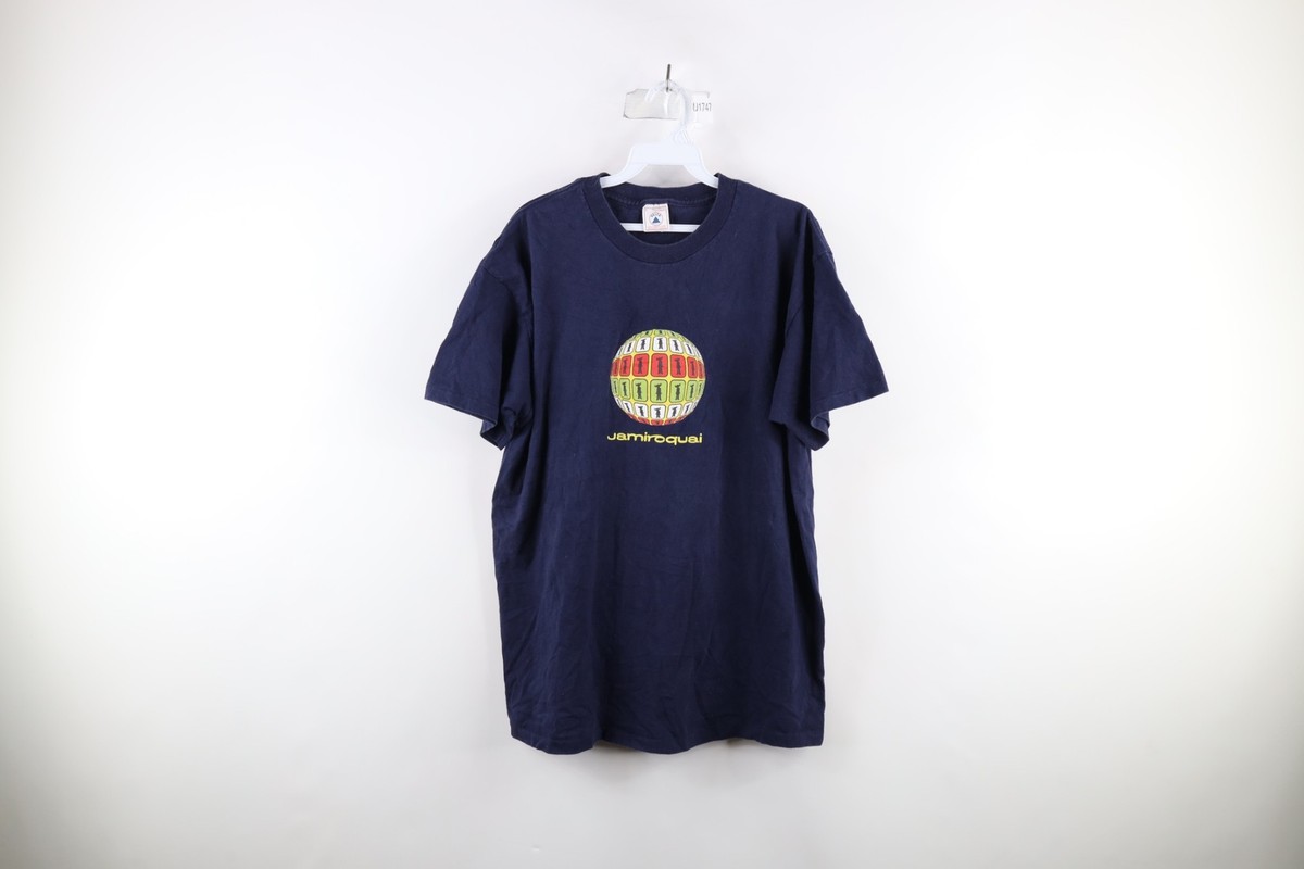 トップス Jamiroquai blue design tee Jamiroquai blue design tee
