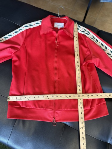 Casablanca Chaqueta de Pista con Cremallera Blusa Para Hombre Talla XXL Roja Auténtica Rara - Imagen 6 de 6