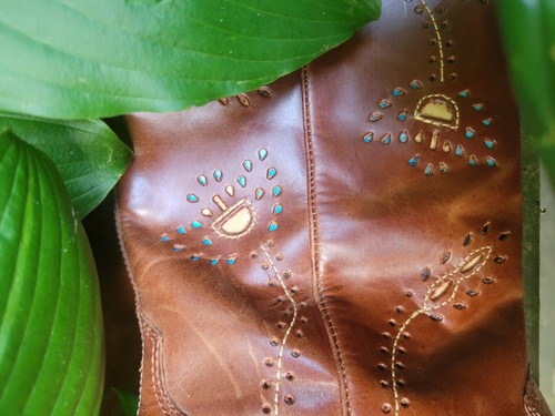 Beautiful Sundance Catalog Handmade Cowboy Western Boots Size 7.5 Matisse - Picture 7 of 10