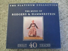 Rodgers & Hammerstein - 40 Track Platinum Collection - UK 2 CDs Near Mint $2.95