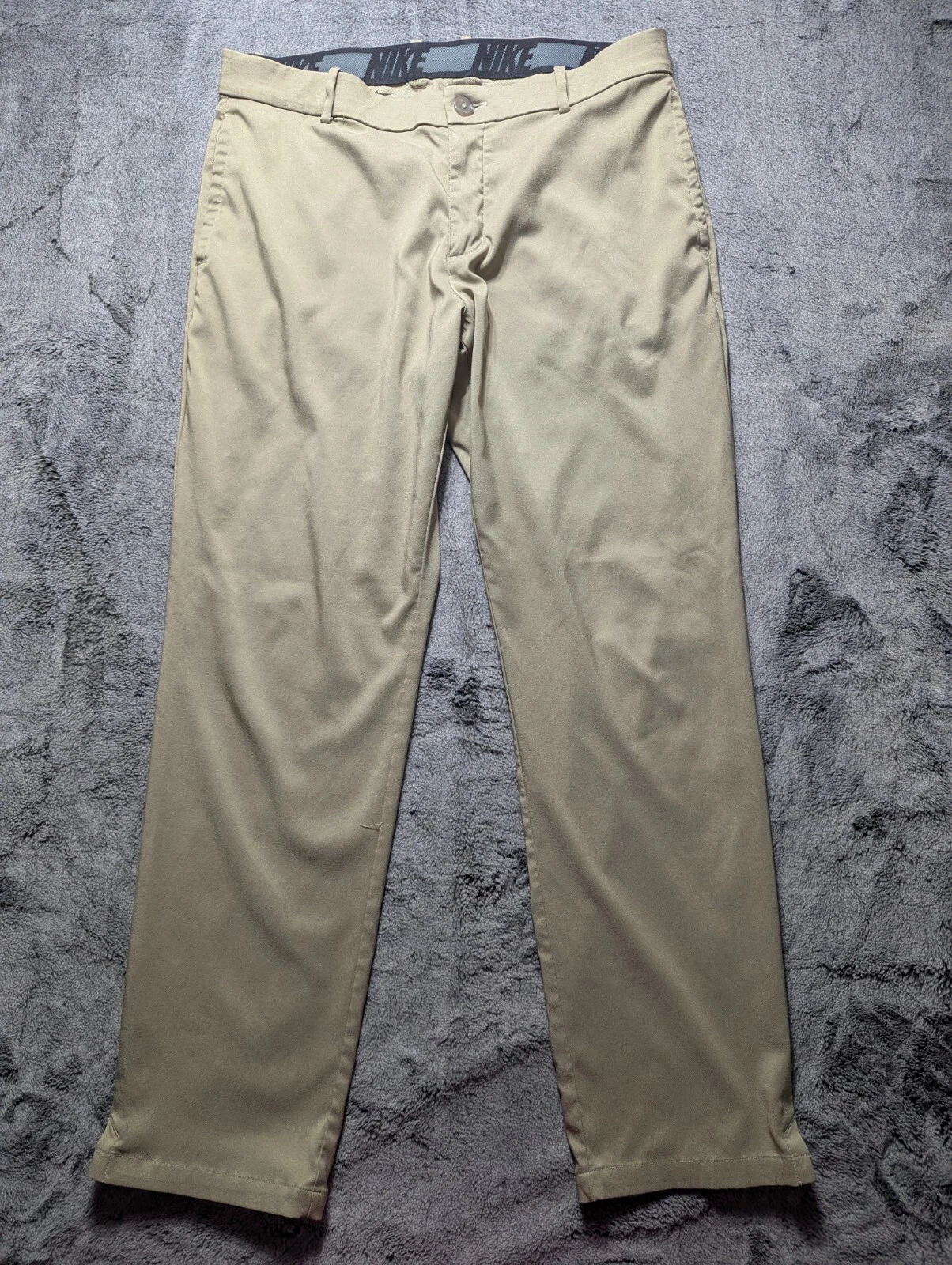 Nike Dri Fit Pantalone Standard Fit Uomo Taglia 34x30 Beige