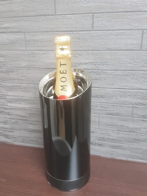 MOET CHANDON METALL CHAMPAGNERFLASCHE KÜHLER ISOTHERM Jean Marc Gady 