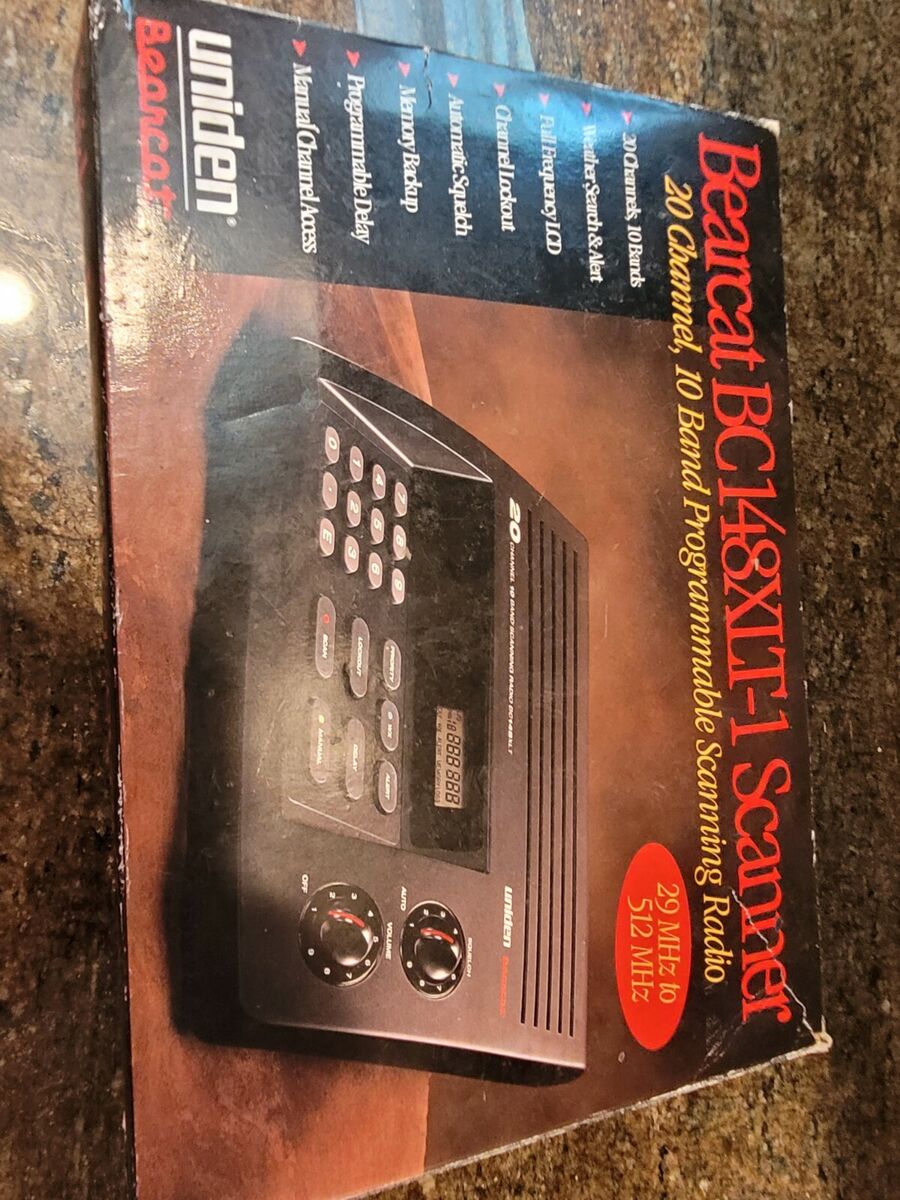 Uniden Bearcat BC148XLT-1 20 Channel 10 Band Scanning Radio Uniden Bearcat BC148XLT-1 20 Channel 10 Band Scanning Radio