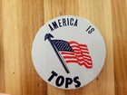 America Is Tops & Americans Pull Together 1970's Vintage Pinback Buttons ~ USA  — photo 2