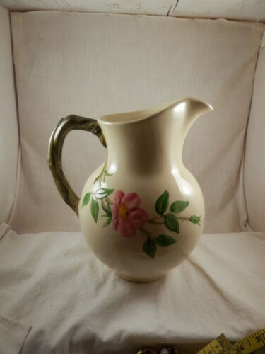 Franciscan Desert Rose Pitcher 9.5"  Rare TV Brown stamp USA 1960's - Picture 1 of 11