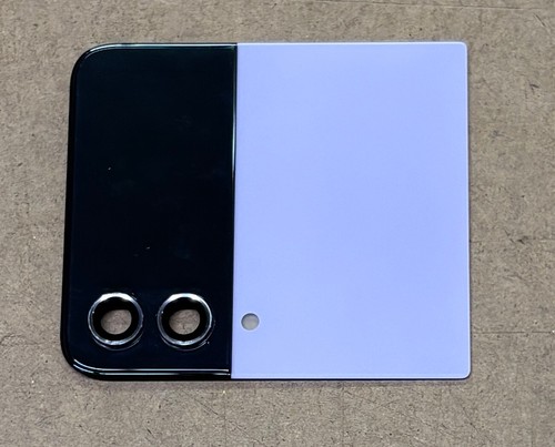 Samsung Galaxy Z Flip 4 äußerer LCD Bildschirm Original Zubehör Hersteller Ersatz lila