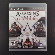 ASSASSIN'S CREED Ezio Trilogy PS3 PlayStation 3 Video Game TESTED WORKS