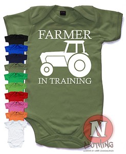 BabyGrow Baby Romper Funny Cute Baby Suit. Viking In Training