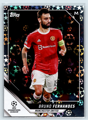 Bruno Fernandes 2022 Topps UEFA Champions Starball Foil #78