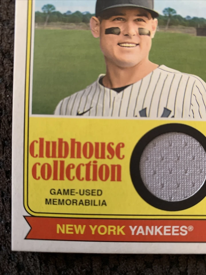 2023 TOPPS HERITAGE ANTHONY RIZZO CLUBHOUSE COLLECTION RELIC CARD No.CCR-AR GEM - Image 3 of 4