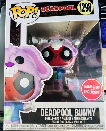 Funko POP! Marvel Deadpool Bunny #1298 | GameStop Exclusive Bobblehead - 第 2/24 張圖片