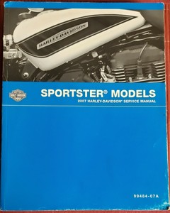 2007 Harley Davidson XL 1200 883 Sportster Motorcycle Shop Service