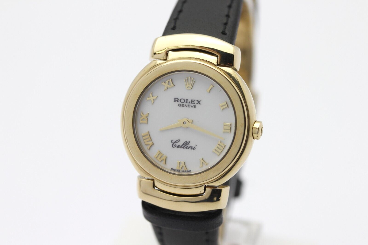 Rolex Cellini 18k Yellow Gold 6621 Quartz Ladies Watch