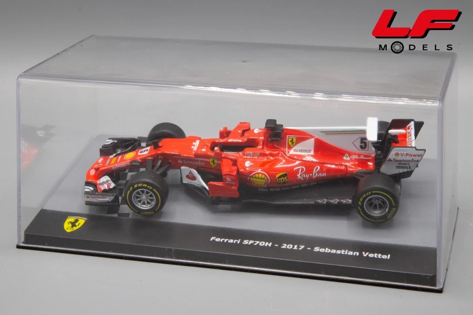 1:43 Ferrari SF70H 2017 Sebastian Vettel - Ferrari F1 Collection - Immagine 2 di 2