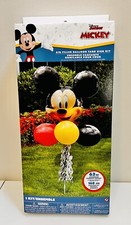 63  Mickey Mouse air filled Balloon sign kit Disney Birthday Party Latex Balloon