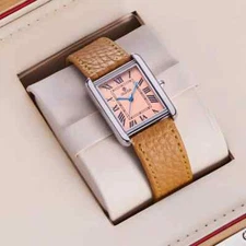 OGEDA Waterproof Couple Watches Casual Fashion Quartz Stainless Steel Leather