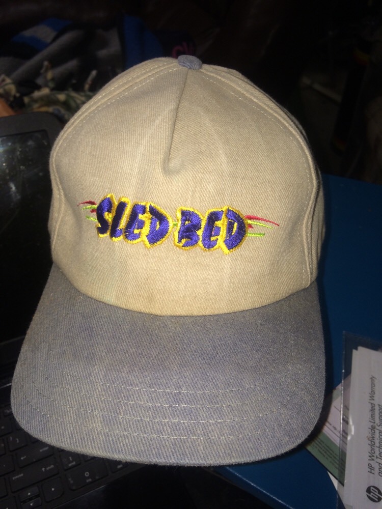 trucker hat baseball cap SLED BED SLEDBED NMI cool lid old school retro