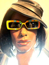 1960's Groovy Foster Grant Eyewear Very Rare Clear w/Multi rectangular shades