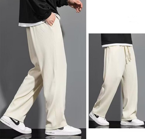 Nuevos Pantalones de Verano para Hombre Sueltos Rectos Informales Hombres Delgados Pantalones de Secado Rápido Geniales - Imagen 4 de 26