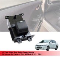 1 X Schalter Fensterheber Hinten Rechts Einsatz FÜR Honda City Limousine 2009...
