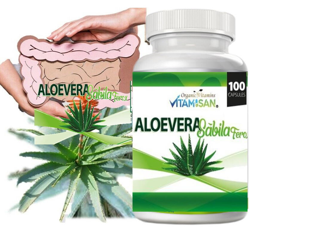 Aloe Ferox South African Natural Laxative And Detox 100 Capsules
