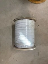 Vericom E346149 RG6 18AWG Quad-Shield CATV Cable, 1000FT